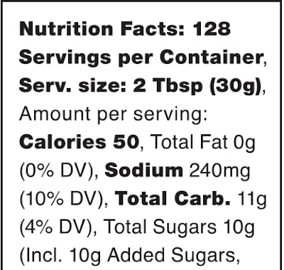 128 oz Brooksmade Gourmet Foods Soulful Sauces, Carolina Mustard BBQ Sauce & Marinade, Gluten Free, No High Fructose