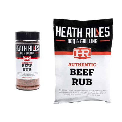 Heath Riles BBQ Beef Rub Combo with Refill Bag (1 Rub, 1