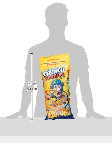 Quaker 40 oz. Cap'n Crunch Crunch Berries Breakfast Cereal, Mega Size Bag