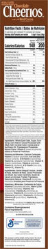 19.2 OZ (Pack 4) Cheerios Chocolate Cheerios Heart Healthy Cereal, Gluten Free Cereal With Whole Grain Oats, Family