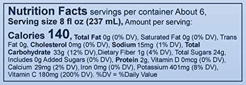 3 46 oz (6 Pack) Lyons ReadyCare Thickened Orange Juice for Dysphagia & Swallowing Difficulty - Honey Consistency