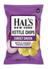 Hal's New York Kettle Cooked Gluten Free Sweet Onion Flavored Potato Chip Crisps, 2 Oz