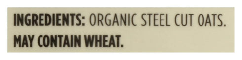 365 30 by Whole Foods Market, Organic Steel Cut Oats, Ounce