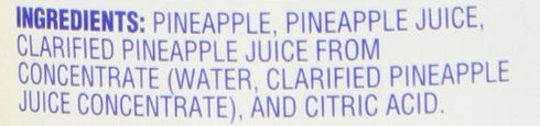 100% 20 Oz, Packaging (Pack 2) Dole Canned Fruit, Pineapple Slices in Pineapple Juice, Gluten Free, Pantry Staples, May