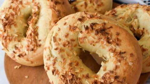 RawJoy Pack 12 Fresh New York Onion Bagel by | Delicious Fresh Onion Bagel