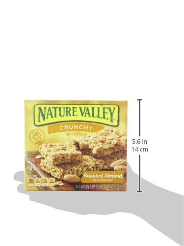 1.49 oz, 6 12 (Pack 12) Nature Valley Crunchy Granola Bars, Roasted Almond, ct, bars