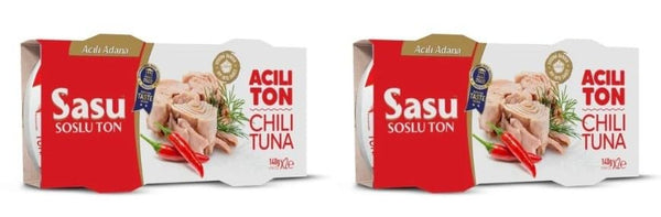 Generic Sasu Chili Tuna, Canned Fish with Chili Pepper, 4.94 Oz per Can,