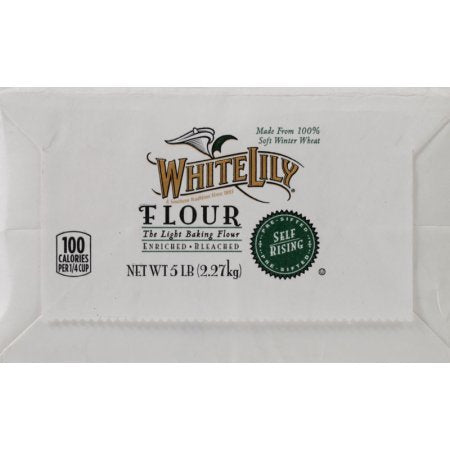 White Lily 5 lbs (2 Pack) Self Rising Flour, Bleached