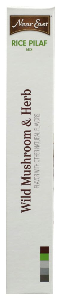 LASH LABS 6.3oz (4 Pack) Near East RICE PILAF Mix WILD MUSHROOM & HERB by Near East
