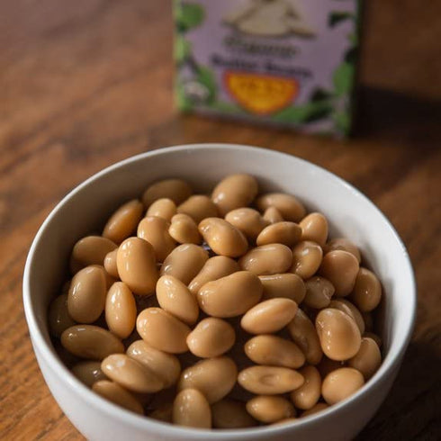 13.4 oz. (8 PACK) Jacks | Organic White Butter Beans | Filled with Protein & Fiber, Low Sodium & Non-GMO |