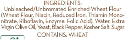 5 OZ JENNIFERS HOMEMADE Salt & Pepper Flatbread, VEGAN All Natural, Made with extra virgin olive oil, Crunchy