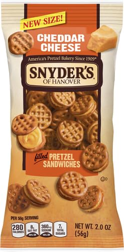 Snyder's of Hanover Pretzel Sandwiches Cheddar Cheese