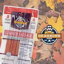 Generic Summer 4.5 oz Pack 3 Dearborn Brand Sausage - Bursting with Flavor, Perfect for Sharing!