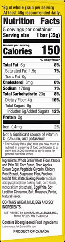 5 6.2 OZ Nature Valley Soft-Baked Muffin Bars, Apple Cinnamon, Snack Bars, Bars