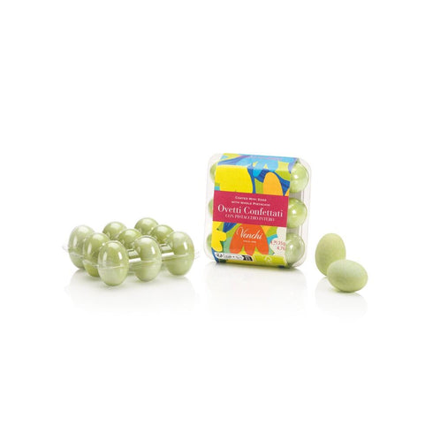 Venchi - Egg Box with 9 Sugar-Coated Pistachio Eggs, 4.76 Oz, Gluten