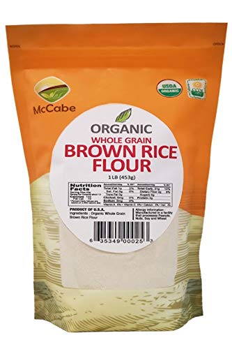 Premium Organic Rice Flours - White Sweet & Brown - Gluten-Free & Certified