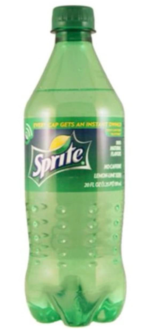 Beverage For You 20 oz Pack 12 Sprite Soda, Bottles