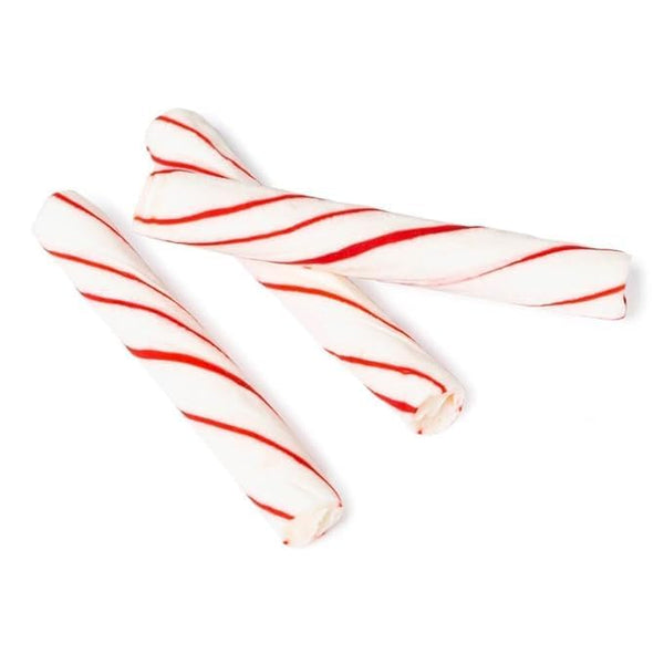 9 SHANI'S ROOTS SHOOTS Old-Fashioned Peppermint Sticks Creamy Mint Flavored Candy Individually Wrapped Red & White