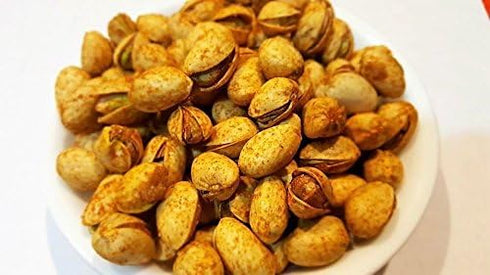 Sanmac Farms Garlic Onion Flavored Gourmet Pistachios (1 LB)