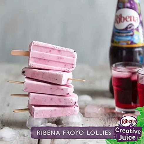 Ribena 850 ml (Pack 4) Original Blackcurrant Drink, Bottles