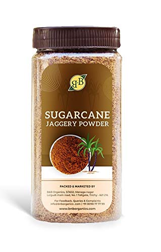 B&B Organics Grinded sugarcane jaggery/nattu sarkarai (250 g)