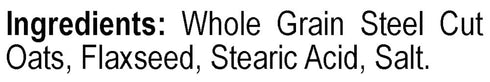 Packets, 10 (Pack 1) Better Oats Steel Cut Instant Oatmeal Original Flavor with Flax Seeds, Quick-Cooking Breakfast