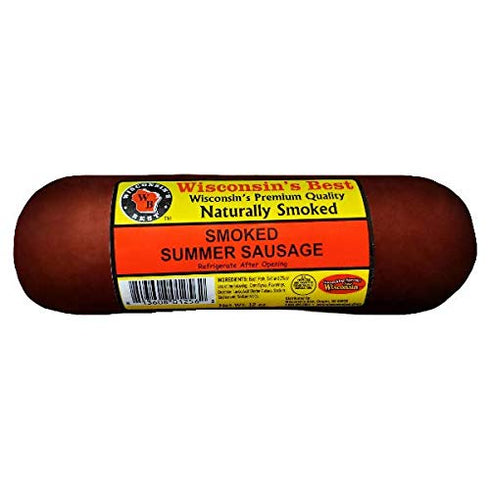 Summer Summer Wisconsins Best - Sausage Gift Box | Smoked, Garlic & Jalapeo Cheddar Sausages | Perfect for Parties