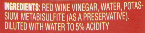 12 (Pack 6) Holland House Vinegar, Red Wine Ounce