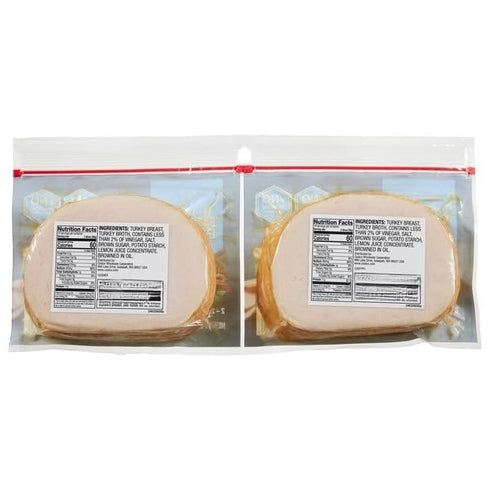 Generic package. 2-countx 20 oz 40 oz Oven Roasted Sliced Turkey Breast, Fully Cooked, Deli-Style Sliced Turkey, Ready