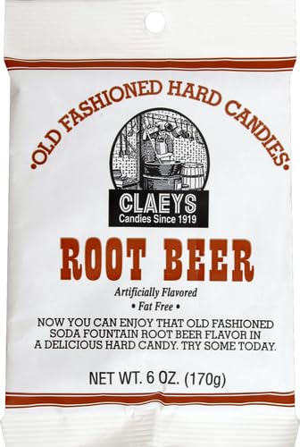 Claey's Old Fashioned Hard Candy Root Beer, 6 oz