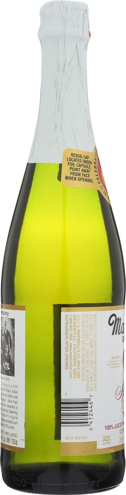 Martinelli's 25.4 oz (8 Gold Medal Sparkling Apple Cider Juice, Bottles)