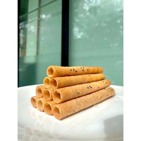 Generic (Pack 2) 150g of Crispy Coconut Roll Mix - Authentic Thai Wafer Flour for Thin and Crunchy Snacks