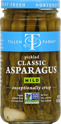 tillen farms 12 oz Pickled Crispy Asparagus