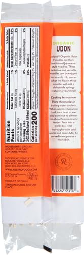 12.8 Oz Pack 1 Roland Foods Organic Udon Noodles, Bag
