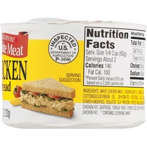 Underwood 4.25oz (Pack 4) , White Meat Chicken Spread, Container
