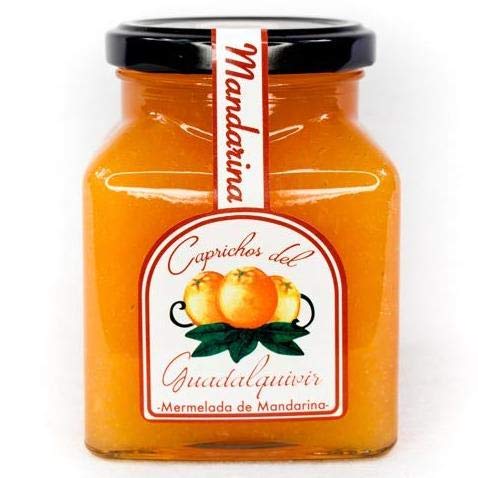 Caprichos del Guadalquivir , Set of 2 Jars, Tangerine Marmalade, Mandarina Jam Imported from Spain,