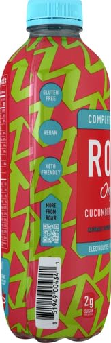 4.09 oz (Pack 3) Roar Beverages Cucumber Watermelon Organic