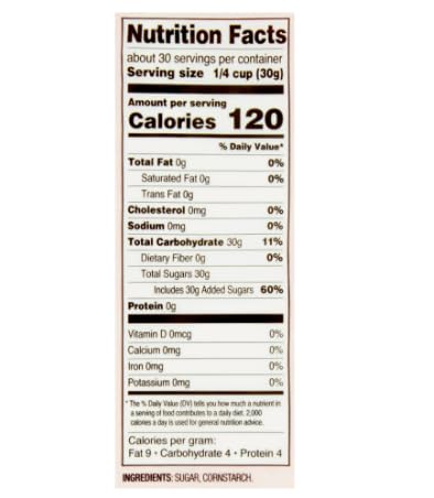 Generic 32 oz pack 1 Confectioners Powdered Sugar