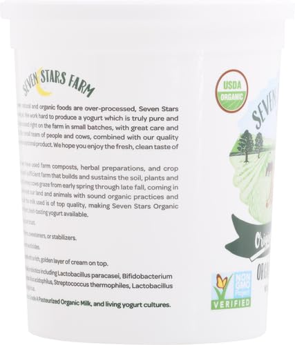 Seven Stars Bakery 32 oz (frozen) Seven Stars Dairy Yogurt, Plain