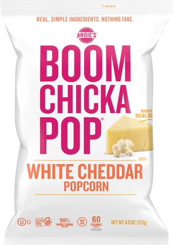 4.5 oz. Angie's BOOMCHICKAPOP White Cheddar Popcorn