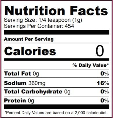 Peg's Pink Salt - Gourmet All Purpose Seasoning for Cooking - 16 oz - No MSG, No Sugar, with Herbs & Spices