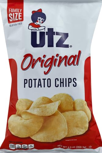 9.5 oz Utz Potato Chips, Regular, Bag