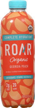 18 oz (Pack 2) Roar Organic Georgia Peach Naturally Flavored Vitamin Enhanced Beverage