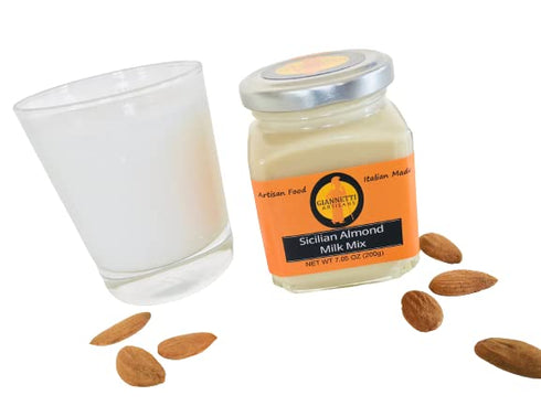 Giannetti Artisans Sicilian Almond Paste Sweetened/Unsweetened - Imported from Italy (Unsweetened Jarred)