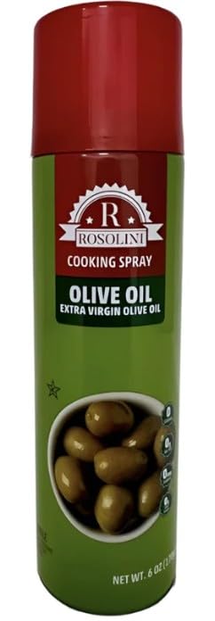 Generic Pack, 6 oz, 5 Count Rosolini Cooking Spray Variety Avocado Oil, Coconut Oil, Butter Flavor, Olive Oil, Canola