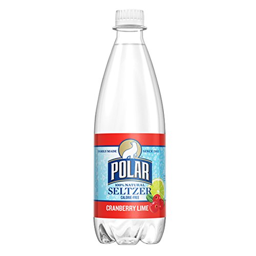 Polar Seltzer Polar Cranberry Lime Seltzer 20 oz Plastic Bottles - Pack of 24