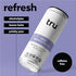 12 OZ 12 Pack Tru Refresh Seltzer, Sparkling Water with Electrolytes, Prickly Pear, Lemon Balm & Real Blackberry Juice