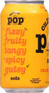 Culture Pop 12 (Pack 5) Soda Orange Mango & Lime Probiotic Soda, FZ