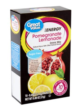 Great Value 2x 2x 2x Energy Drink Mix bundle: Dragon Fruit, Grape; Pomegranate Lemonade