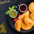 3 oz (8 Frozen DELE FOOD Shredded Beef Empanada, Units) Gluten-Free Appetizer with Cornmeal Dough and Savory Beef